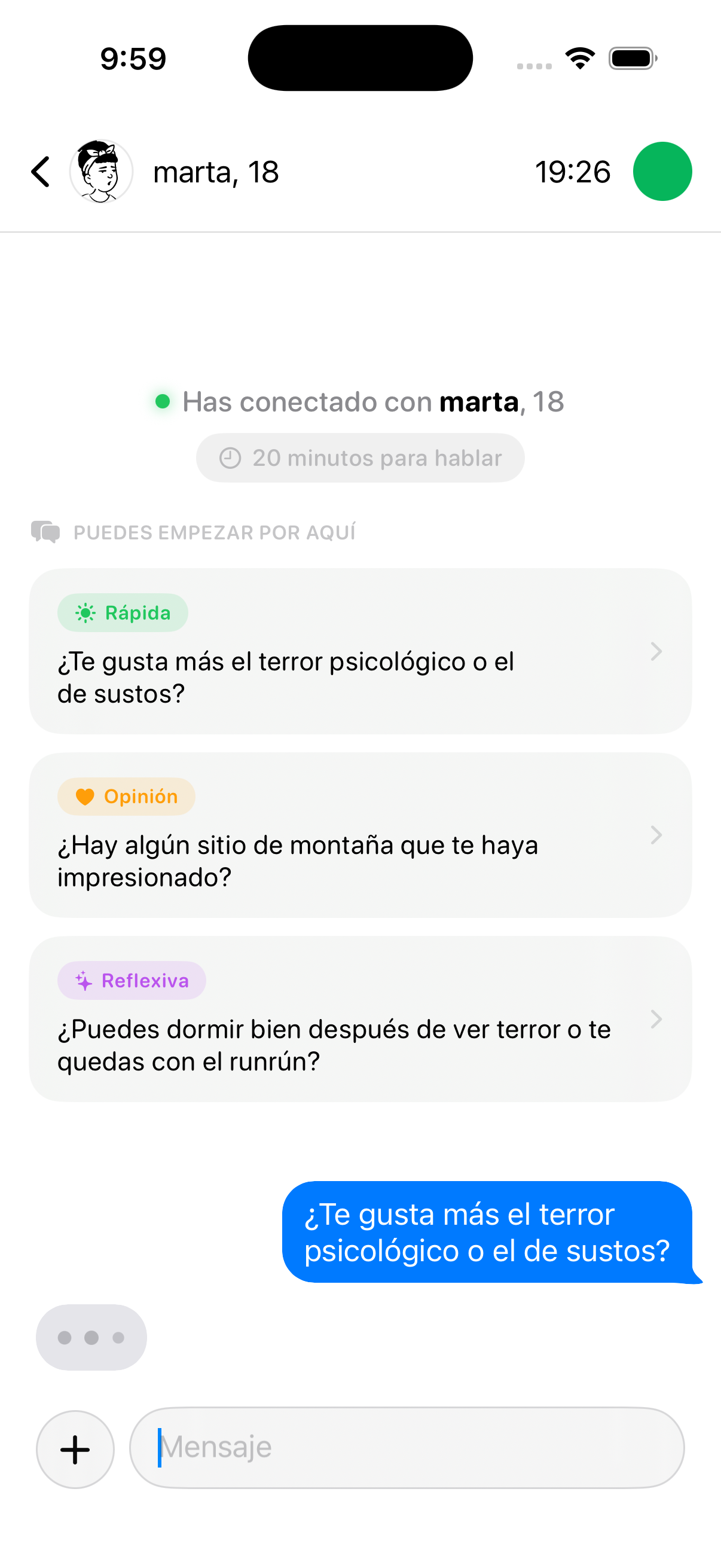 Conversación activa